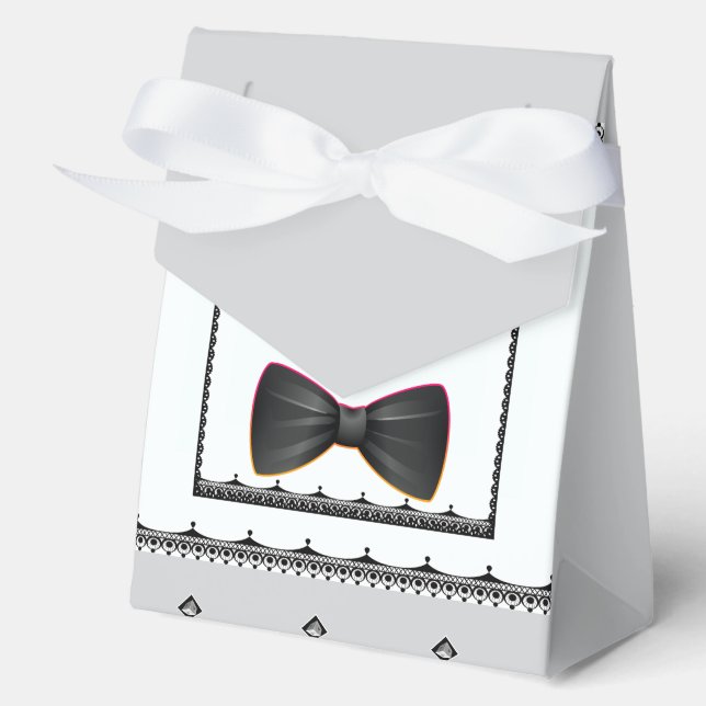 Black Tie Favor Box (Front)