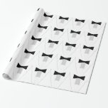 Black Tie Tuxedo Wrapping Paper<br><div class="desc">Black Tie Tuxedo Wrapping Paper. Black bowtie tuxedo pattern with black bowties print wrapping paper for gifts. This beautiful stylish wedding gifts paper is fully customizable,  personalize with your name,  add your texts and images!</div>