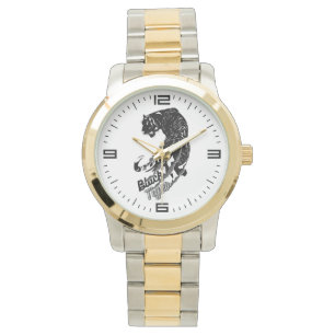 Black Tiger Vector Art with Black Tiger Watch
