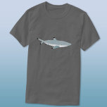 Black Tipped Reef Shark T-Shirt<br><div class="desc">A fun and not particularly sinister black-tipped reef shark, perfect for anyone who loves ocean live. Original art by Nic Squirrell.</div>