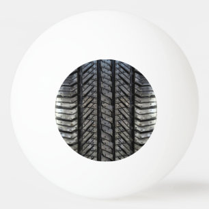 Black Tire Rubber Automotive Decor Ping Pong Ball