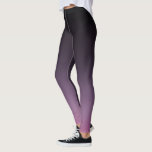 Black To Lilac Purple Ombre Gradient Fade Leggings<br><div class="desc">Gradient Leggings</div>