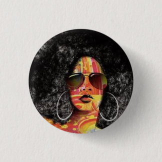 Black to power 1 inch round button