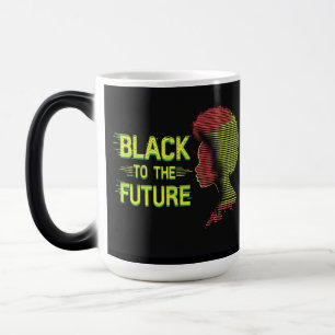 Black To The Future (African American) Magic Mug