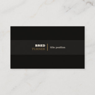 Black Tones Business Card