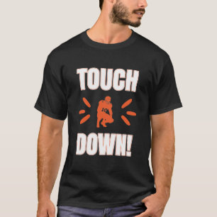 Black Touchdown Football Celebration Shirt