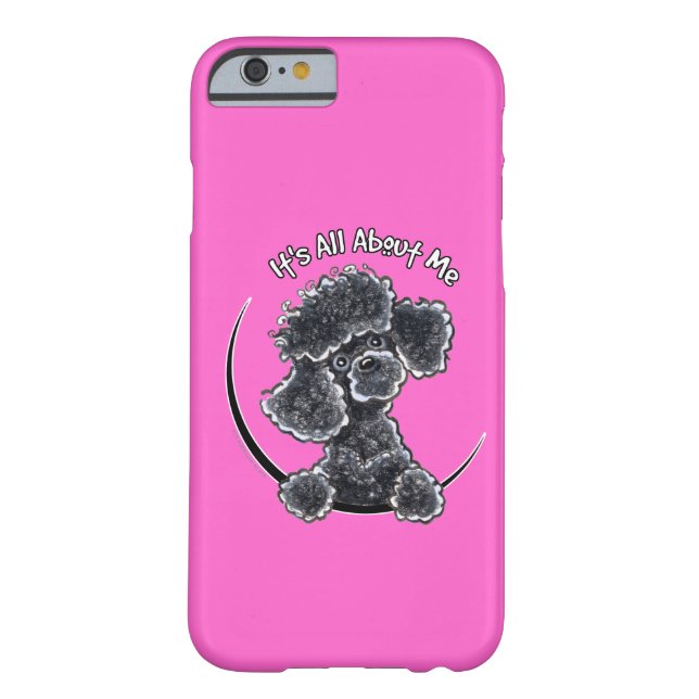Black Toy Poodle IAAM Case-Mate iPhone Case (Back)