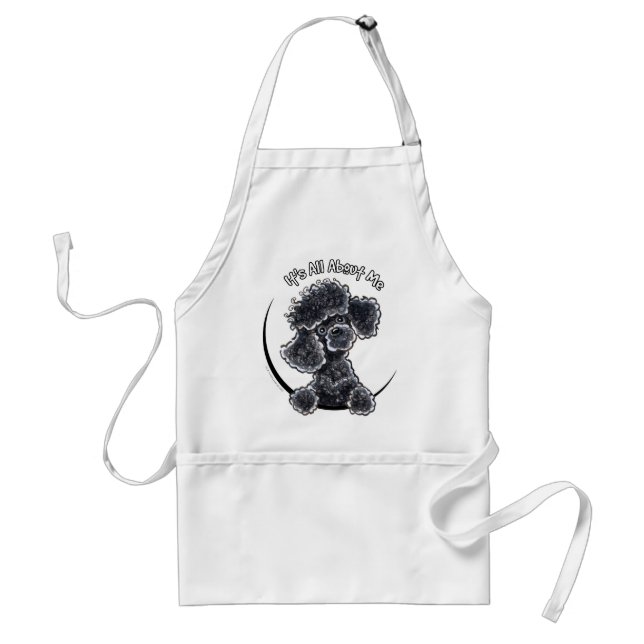 Black Toy Poodle IAAM Standard Apron (Front)