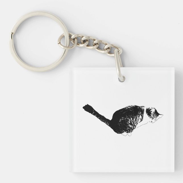 Black Trace, Calm Guide Keychain (Front)