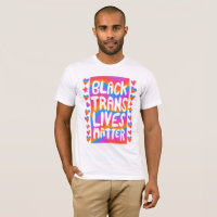 Black Trans Lives Matter BLM Transgender Rainbow 
