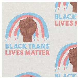 black trans lives matter fabric