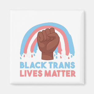 black trans lives matter magnet