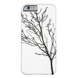 Black Tree Branches White Sky Barely There iPhone 6 Case