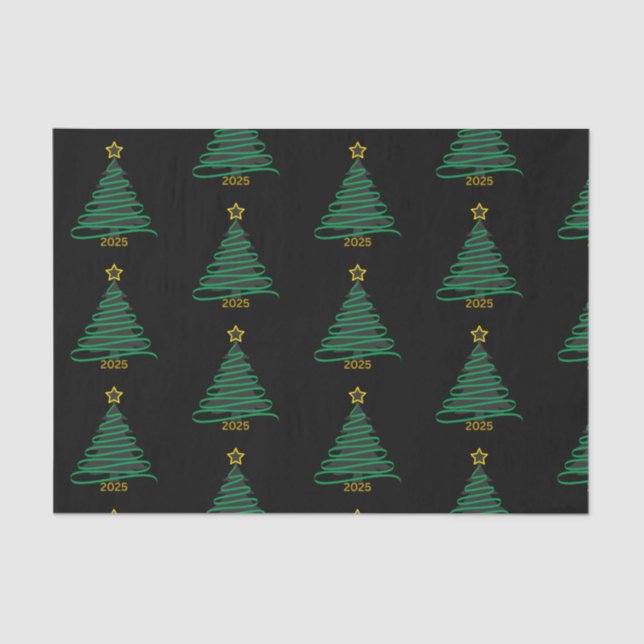 Black Tree Tissue Paper (Front)