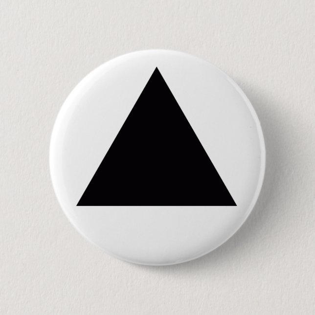 black triangle 2 inch round button (Front)