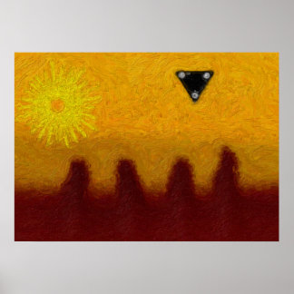 Black Triangle Poster