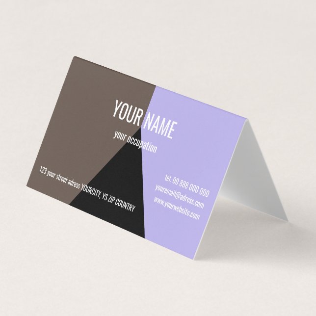 BLACK TRIANGLE Standard, 3.5" x 2.0" Business Card (Front)