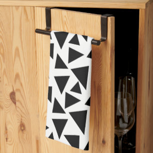 Black Triangles   Kitchen Towel