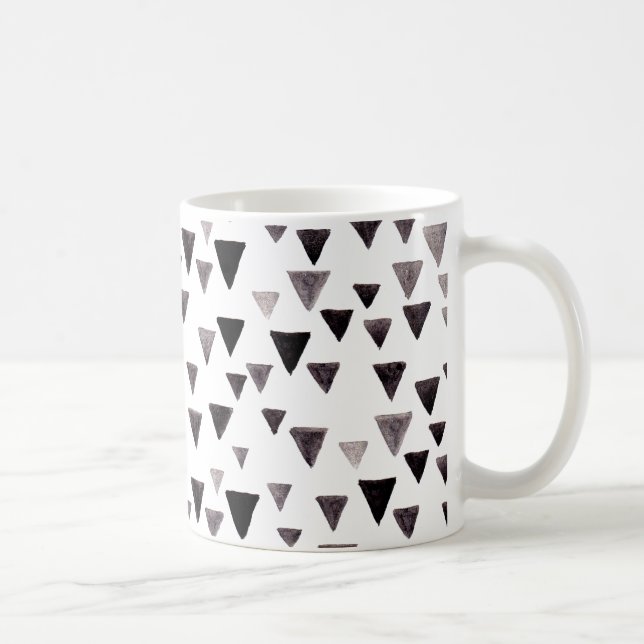Black Triangles Mug (Right)