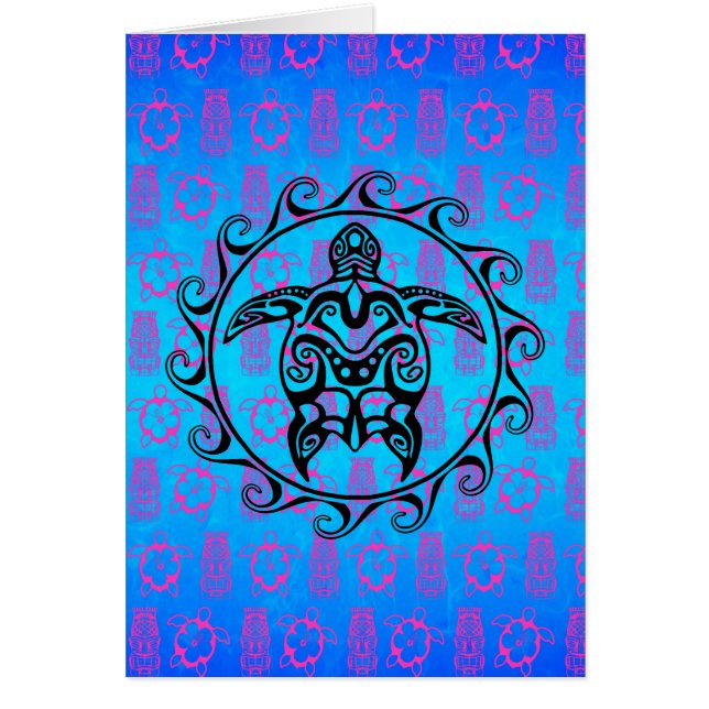 Black Tribal Turtle (Front)