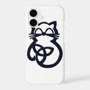 Black Trinity Knot Celtic Cat iPhone 8/7 Case