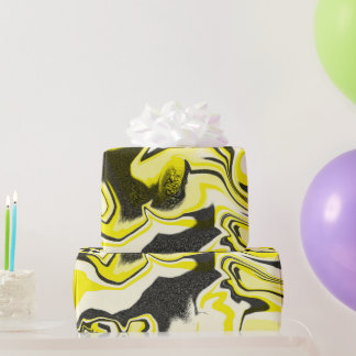 Black Turbo Light Wrapping Paper
