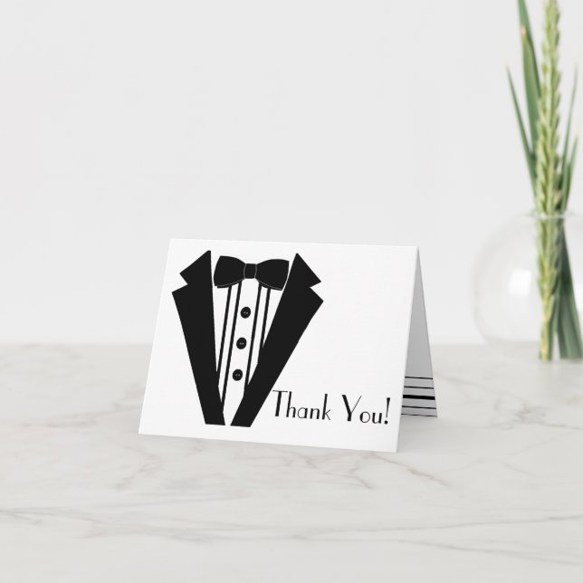 Black Tuxedo Thank You (Front)