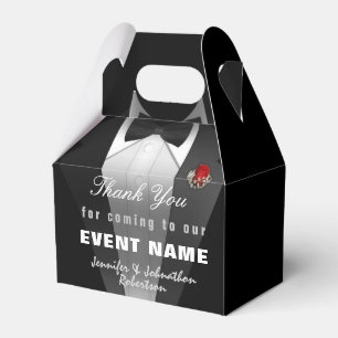 Black Tuxedo Thank You   Gift Box