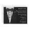 Black Tuxedo with Bow Tie Red Rose