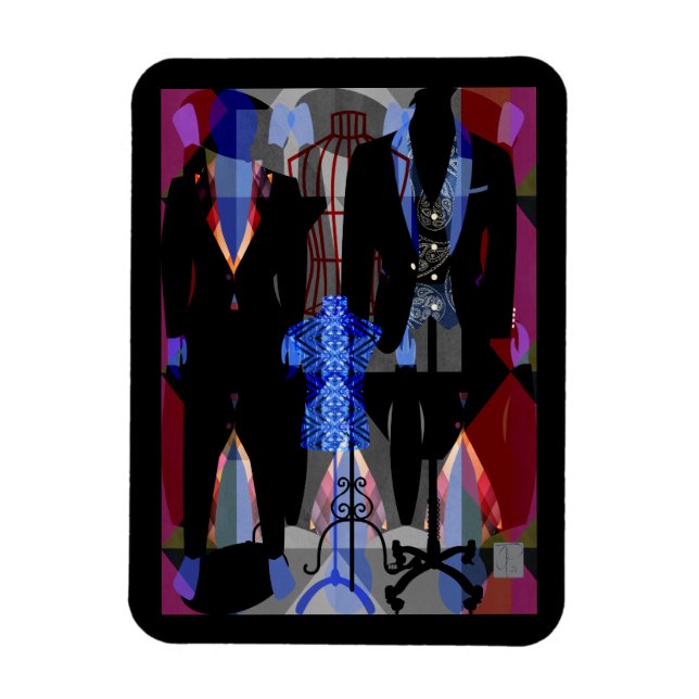 Black Tuxedos Magnet (Vertical)