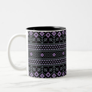 Black Two-Tone Coffee Mug