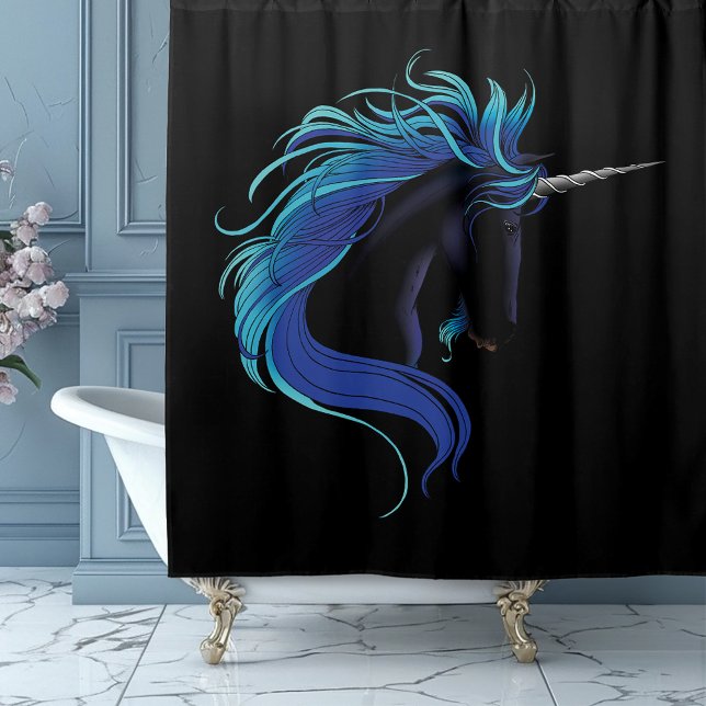 Black Unicorn Blue Silver (Creator Uploaded)