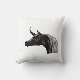 Black Unicorn pillow