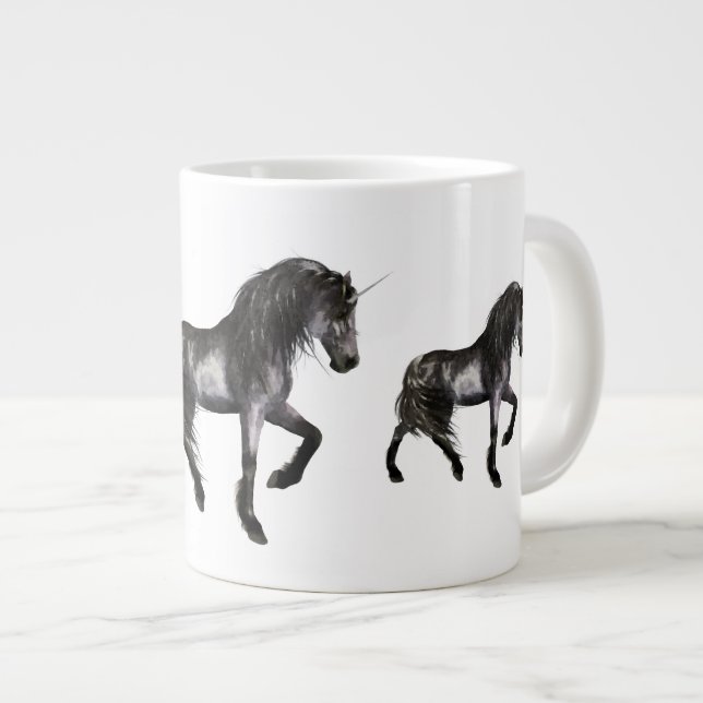 Black Unicorn Specialty Mugs (Front Right)