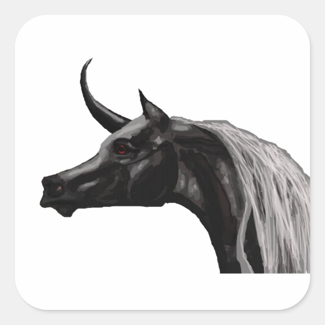 Black Unicorn Stickers (Front)