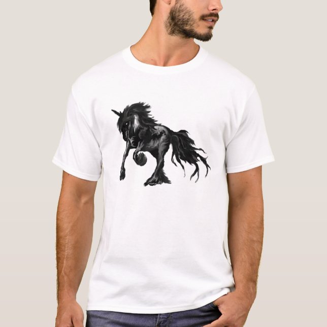 Black unicorn T-Shirt (Front)