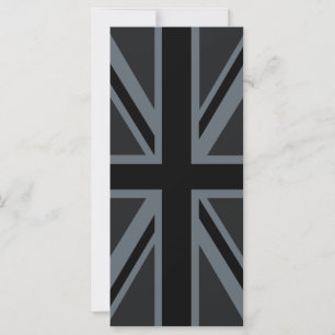 Black Union Jack British Flag Design Customize it
