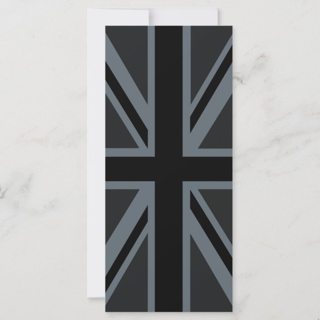 Black Union Jack British Flag Design Customize it (Front)