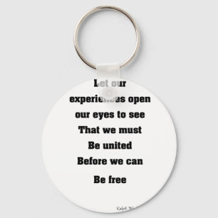 Black unity keychain