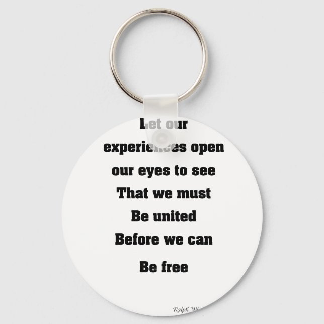 Black unity keychain (Front)