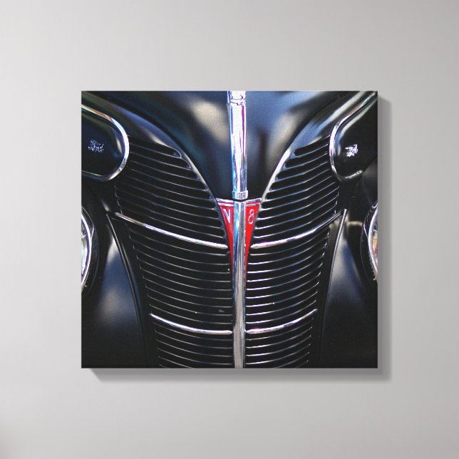 Black V8 Wrapped Canvas (Front)