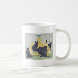 Black velvet coffee mug