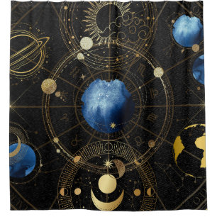 Black Velvet Gold Celestial Astrology