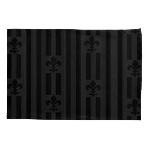 Black Velvet Reversible Pillowcase