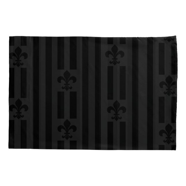 Black Velvet Reversible Pillowcase (Back)