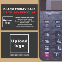 Black Vendredi Vente sur carte noire