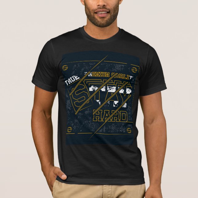 Black Vibe Classic Tee (Front)