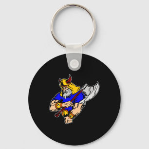 Black Viking Praying Keychain