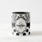 Black Vintage Damask Cute Polka Dots