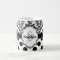 Black Vintage Damask Cute Polka Dots
